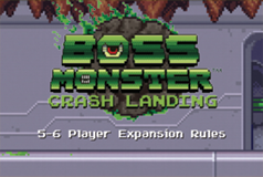Boss Monster Crash Landing Rulebook cover