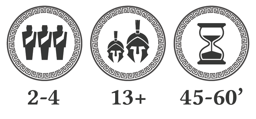 Empire's End stats: 2-4 Players for Ages 13+. Plays in 45-60 minutes